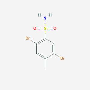 2,5-Dibromo-4-methylbenzene-1-sulfonamide