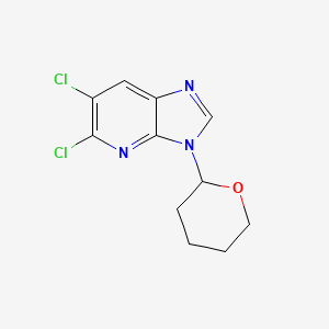 5,6-Dichloro-3-(tetrahydro-2h-pyran-2-yl)-3h-imidazo[4,5-b]pyridine