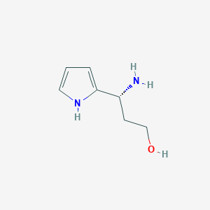 (3R)-3-Amino-3-pyrrol-2-ylpropan-1-OL