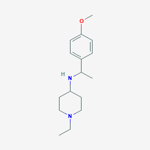 molecular formula C16H26N2O B1306464 (1-Ethyl-piperidin-4-yl)-[1-(4-methoxy-phenyl)-ethyl]-amine CAS No. 626217-91-2
