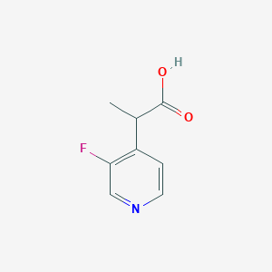 2-(3-Fluoropyridin-4-yl)propanoic acid