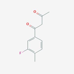 1-(3-Fluoro-4-methylphenyl)butane-1,3-dione