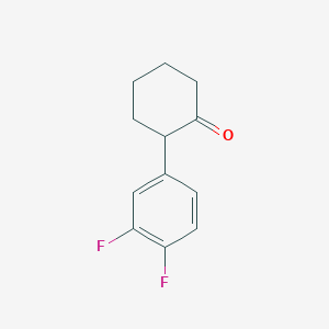 2-(3,4-Difluorophenyl)cyclohexan-1-one