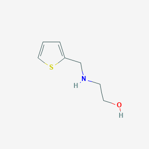 molecular formula C7H11NOS B1306468 2-[(Thiophen-2-ylmethyl)-amino]-ethanol CAS No. 93448-34-1