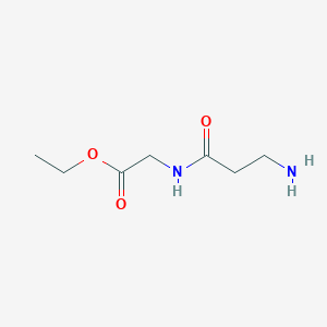 Ethyl 2-(3-aminopropanamido)acetate