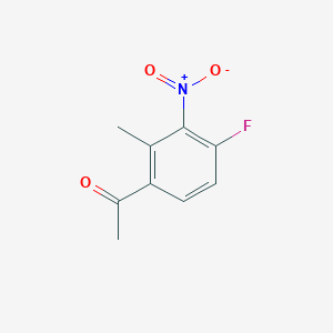 1-(4-Fluoro-2-methyl-3-nitrophenyl)ethanone