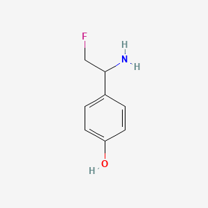 4-(1-Amino-2-fluoroethyl)phenol