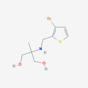 2-{[(3-Bromothiophen-2-yl)methyl]amino}-2-methylpropane-1,3-diol