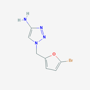 1-[(5-Bromofuran-2-yl)methyl]-1H-1,2,3-triazol-4-amine