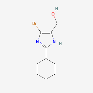 (4-Bromo-2-cyclohexyl-1H-imidazol-5-yl)methanol