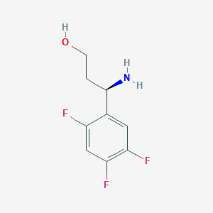 (3R)-3-Amino-3-(2,4,5-trifluorophenyl)propan-1-OL