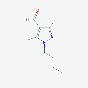 molecular formula C10H16N2O B1306496 1-Butyl-3,5-dimethyl-1H-pyrazole-4-carbaldehyde CAS No. 957483-76-0