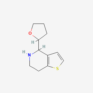 4-(Oxolan-2-yl)-4H,5H,6H,7H-thieno[3,2-c]pyridine