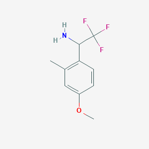 2,2,2-Trifluoro-1-(4-methoxy-2-methylphenyl)ethan-1-amine