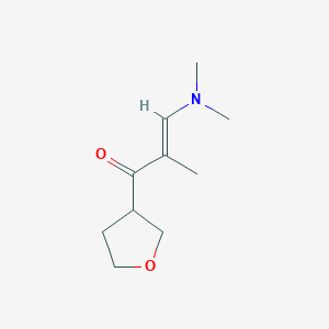 3-(Dimethylamino)-2-methyl-1-(oxolan-3-yl)prop-2-en-1-one