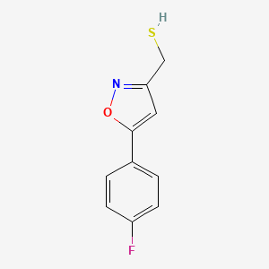 [5-(4-Fluorophenyl)-1,2-oxazol-3-YL]methanethiol