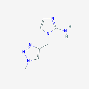 1-[(1-Methyl-1H-1,2,3-triazol-4-yl)methyl]-1H-imidazol-2-amine