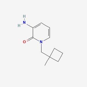 3-Amino-1-[(1-methylcyclobutyl)methyl]-1,2-dihydropyridin-2-one