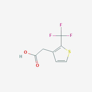 2-[2-(Trifluoromethyl)thiophen-3-yl]acetic acid