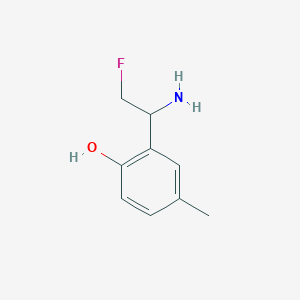 2-(1-Amino-2-fluoroethyl)-4-methylphenol