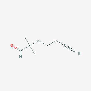 2,2-Dimethylhept-6-ynal