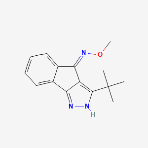 (Z)-3-tert-butyl-N-methoxy-2H-indeno[1,2-c]pyrazol-4-imine