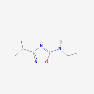 Ethyl-(3-isopropyl-[1,2,4]oxadiazol-5-YL)-amine