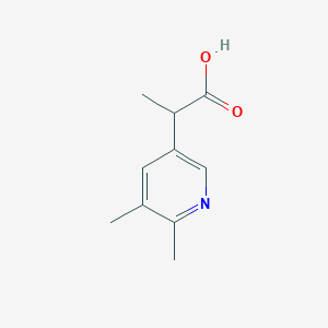 2-(5,6-Dimethylpyridin-3-yl)propanoic acid