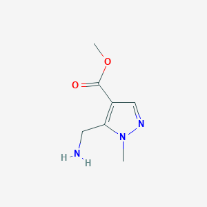 Methyl 5-(aminomethyl)-1-methyl-1H-pyrazole-4-carboxylate