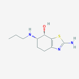 molecular formula C10H17N3OS B130654 (6S,7S)-2-氨基-6-(丙氨基)-4,5,6,7-四氢-1,3-苯并噻唑-7-醇 CAS No. 1001648-71-0