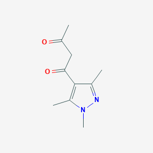 1-(1,3,5-trimethyl-1H-pyrazol-4-yl)butane-1,3-dione