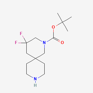 tert-Butyl 4,4-difluoro-2,9-diazaspiro[5.5]undecane-2-carboxylate