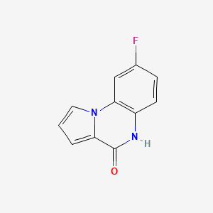 8-fluoropyrrolo[1,2-a]quinoxalin-4(5H)-one