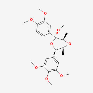 molecular formula C24H30O8 B13065443 Kadlongirin B 