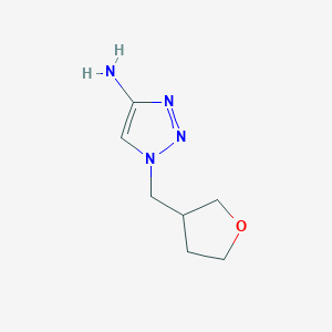 1-(oxolan-3-ylmethyl)-1H-1,2,3-triazol-4-amine