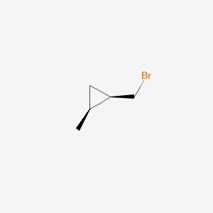 molecular formula C5H9Br B13065516 (1R,2S)-1-(Bromomethyl)-2-methylcyclopropane CAS No. 51598-64-2