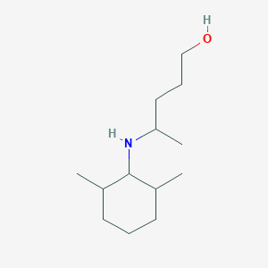 4-[(2,6-Dimethylcyclohexyl)amino]pentan-1-ol