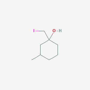 1-(Iodomethyl)-3-methylcyclohexan-1-ol