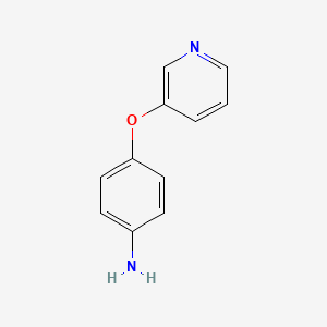molecular formula C11H10N2O B1306565 4-(Pyridin-3-yloxy)aniline CAS No. 80650-45-9