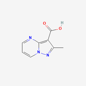molecular formula C8H7N3O2 B1306567 2-Methylpyrazolo[1,5-a]pyrimidine-3-carboxylic acid CAS No. 96319-38-9