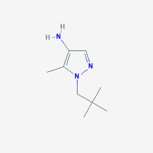 1-(2,2-dimethylpropyl)-5-methyl-1H-pyrazol-4-amine