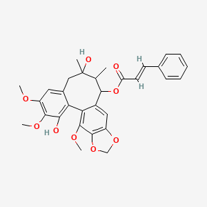 molecular formula C31H32O9 B13065688 LongipedlignanC 