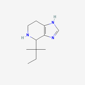 molecular formula C11H19N3 B13065721 4-(2-Methylbutan-2-yl)-3H,4H,5H,6H,7H-imidazo[4,5-c]pyridine 