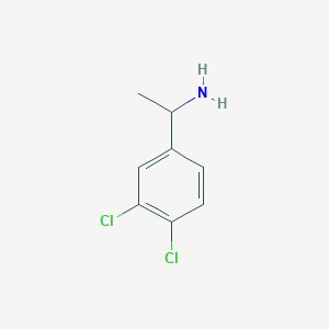 molecular formula C8H9Cl2N B1306573 1-(3,4-Dichlorophenyl)ethanamine CAS No. 74877-07-9