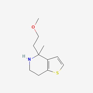 4-(2-Methoxyethyl)-4-methyl-4H,5H,6H,7H-thieno[3,2-c]pyridine