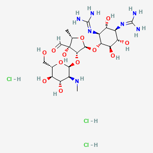 molecular formula C21H42Cl3N7O12 B13065736 Streptomycin hydrochloride CAS No. 6160-32-3