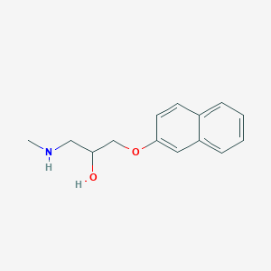 molecular formula C14H17NO2 B1306575 1-Methylamino-3-(naphthalen-2-yloxy)-propan-2-ol CAS No. 801228-37-5