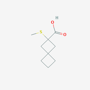 2-(Methylsulfanyl)spiro[3.3]heptane-2-carboxylic acid