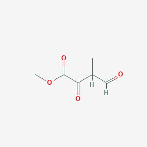 molecular formula C6H8O4 B13065848 Methyl 3-methyl-2,4-dioxobutanoate 