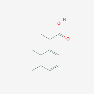 molecular formula C12H16O2 B13065851 2-(2,3-Dimethylphenyl)butanoic acid 